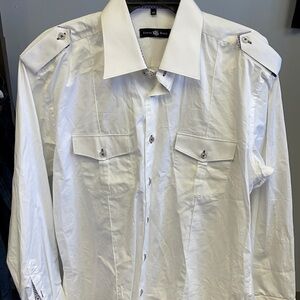 B1123-30 Stone Rose Button Down